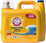 ARM & HAMMER Clean Burst Laundry Detergent for Clutter-Free Laundry Rooms, 174 Loads