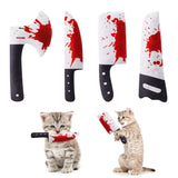 Potaroma Knife-Shaped Cat Enrichment Toys – Durable Cotton Construction for Busy Family Homes with Kids and Pets