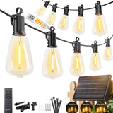 Brightown Solar String Lights - Outdoor Patio and Garden Lighting, Cord-Free Illumination for Backyard Dinners and Camping