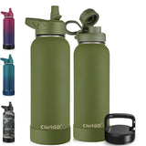 CIVAGO ProFlow Desk Bottle – 64 oz All-Day Hydration for High-Performance Office Workers