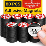 MagnetWorks Peel-and-Stick Magnetic Dots – Preschool Craft Activity for School Projects at Home