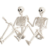 Abakuku 2 Pack 36" Halloween Skeleton Props for Driveway Entryway Trick-or-Treaters and Neighborhood Family Halloween Events