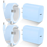 VoltCore iPhone Fast Charger Block – Back-to-Study Desk Power for iPhone 15–18 Pro Max, 10 FT Cable