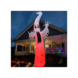 GOOSH 12 FT Halloween Ghost Inflatable – Reusable Annual Gift for Halloween Lovers, Complete with Carry Bag & Accessories