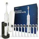 Kuicur Sonic Toothbrush for Commuters and Students, Rechargeable Travel Case and Guided Timing