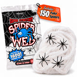 Kangaroo Halloween Spider Web Decor – Living Room and Bedroom Cobweb Aesthetic for Spooky Home Ambiance