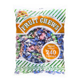 Albert's Original Fruit Chew Taffy, Nut Free and Gluten Free Individually Wrapped Candy, 240 Piece Party Favor Bag for Children