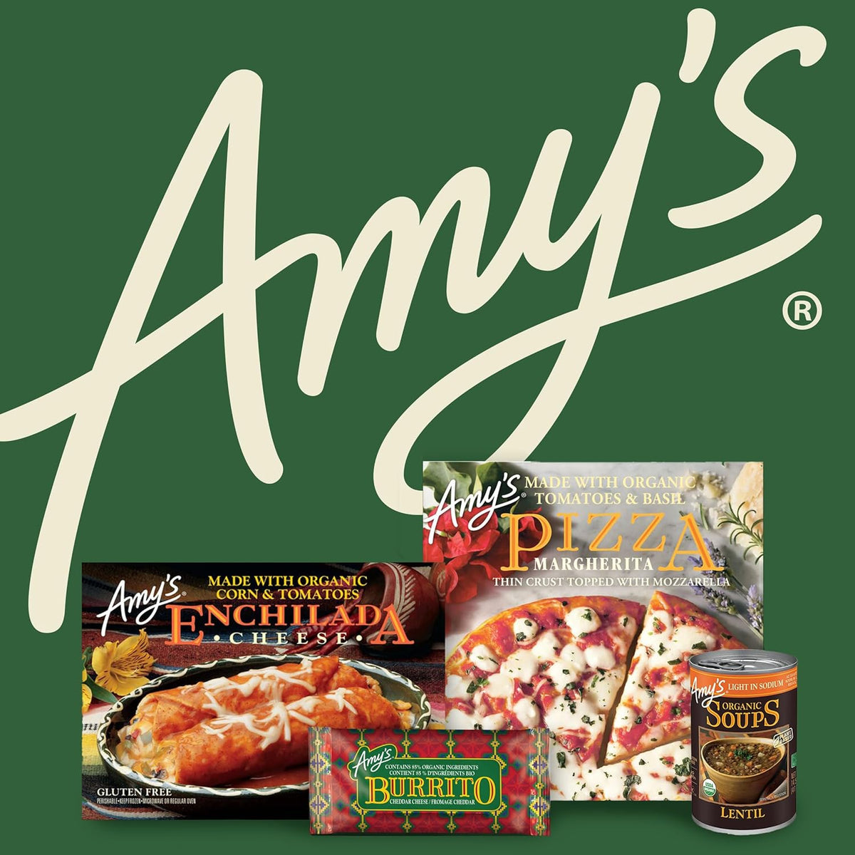Amy's Kitchen Plant Based French Country Soup – Short Ingredient List Canned Dinner for Less Waste and Effortless Eating