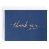Hallmark Thank You Notes – Productivity-Friendly Card Pack for Busy Professionals, 120 Foil Cards with Envelopes