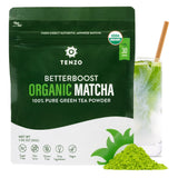 Tenzo Organic Ceremonial Matcha Latte Mix – Elegant Housewarming Present for the Health-Conscious Hostess