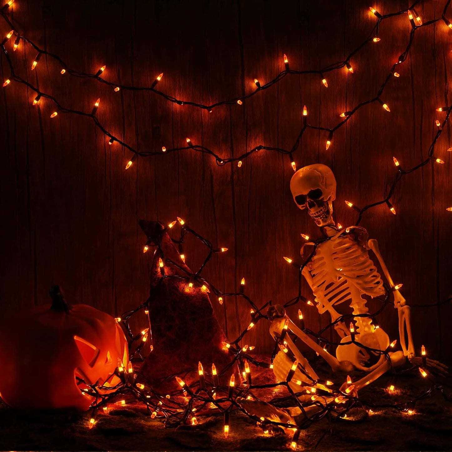 Brizled Kids Halloween String Lights – Toddler-Safe Bedroom and Reading Nook Ambient Lighting