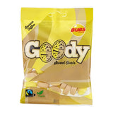 Bubs Goody Sweet Ovals Banana Caramel – Plant-Based Sweets for Vegans and Vegetarian Snack Lovers, 2 x 90g