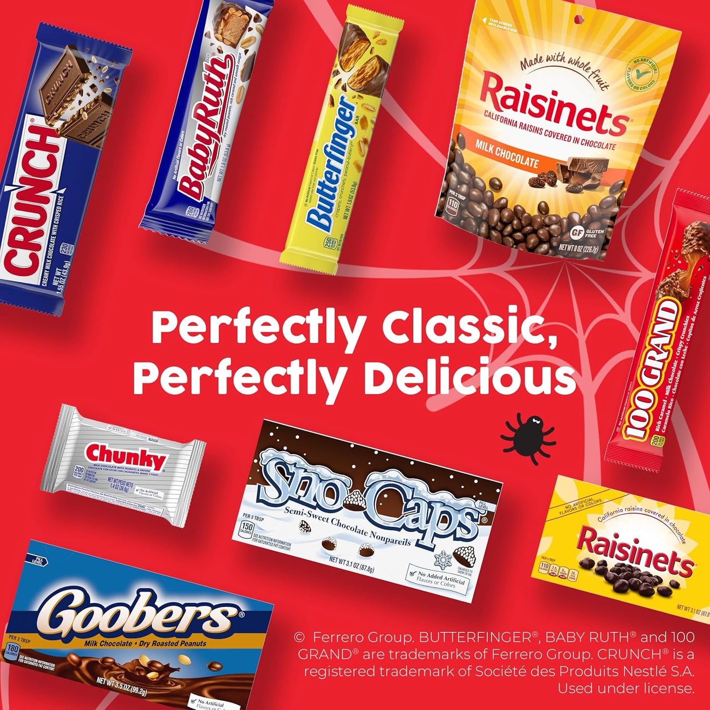 Butterfinger, CRUNCH and Baby Ruth Minis Candy Bars – Portable Snack for Camping Trips, Picnic Tables, and Tailgate Setups