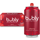 bubly Sparkling Water Blackberry – Outdoor Friendly Sparkling Water for Hiking Lunches and Beach Days, 8 Count Slim Cans