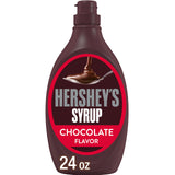 HERSHEY'S Chocolate Syrup Bottle 24 oz – Kid-Friendly Squeezable Topping for Lunchboxes and Breakfast