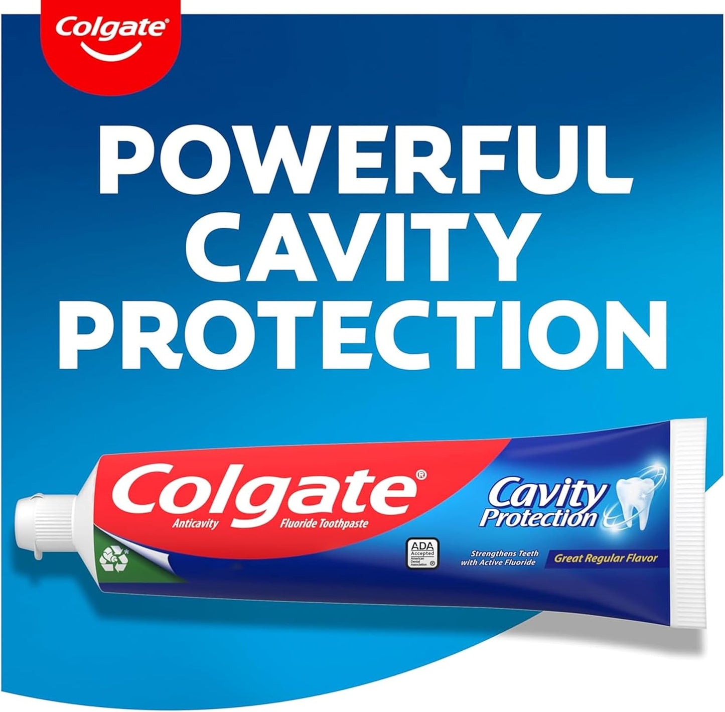 Colgate Cavity Protection Toothpaste – Calming Mint Toothpaste for Wind-Down Routine, Gum and Plaque Defense
