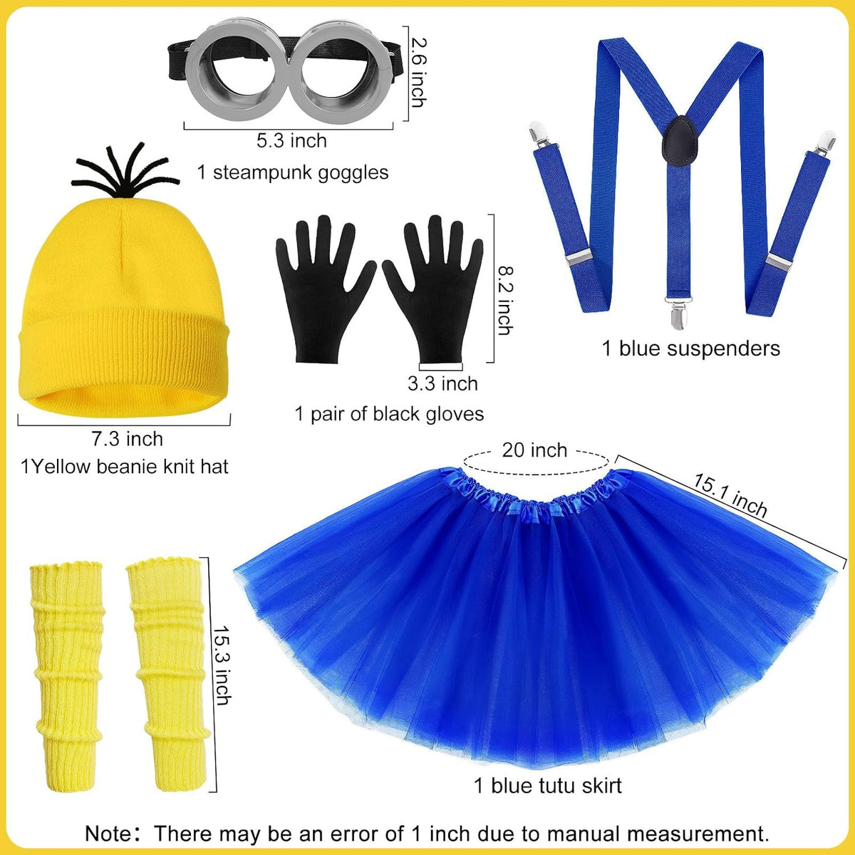 complete kit covering headwear, handwear, footwear, and torso accessories