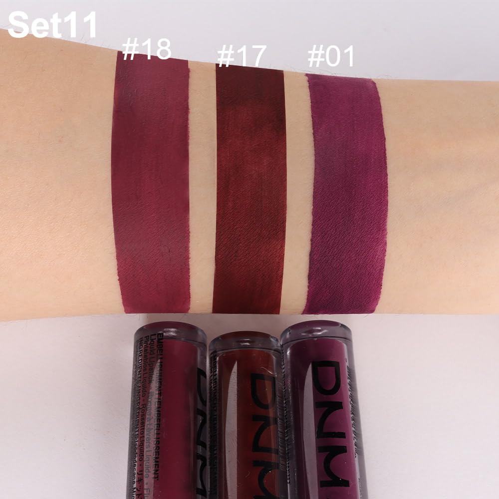 curated 3-piece color sets with 0.21 fl oz tubes plus individual shade singles across 66 variants