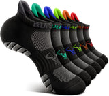 BULLIANT Men Cushioned Socks 6-Pack – Joint-Friendly Jogging Sock for Self-Care Focused Active Men