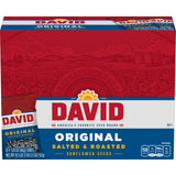 DAVID Original Sunflower Seeds 12 Pack – Portable Road Trip Snack for Camping, Tailgating, and Park Days
