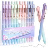 Drawdart Smooth Writing Pens – Holiday Gift Set for Journal Lovers, 12 Pack No-Smear Gel Pens