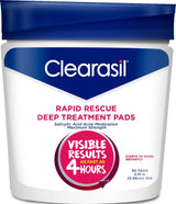 Clearasil Rapid Rescue Acne Pads – On-the-Go Treatment for Travel-Heavy Routines
