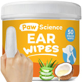 Paw Science Dog Ear Cleaner Wipes – Single Canister Solution for Effortless Dog & Cat Grooming