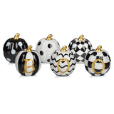 DAZONGE Small-Space Halloween Decor – Compact 4x4x7 Ceramic Ghost Trio for Apartment Shelf and Studio Console