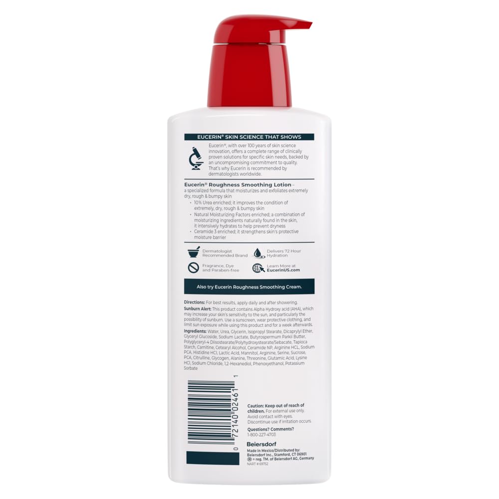 Eucerin Urea Enriched Body Moisturizer – Dermatologist-Recommended Birthday Gift for Women with Sensitive or Bumpy Skin