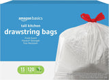Amazon Basics Flextra Fresh Scent Bags for Pet and Kid Friendly Household Waste Handling