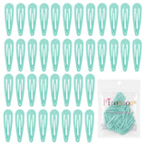 LUXSIBE 40 Pack Metal Snap Hair Clips – Dance and Cheer Team Barrettes for School-Age Girls, Classroom Ready