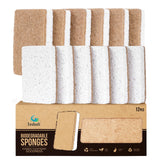 Isshah Natural Wood Cellulose Sponges - Streamlined One-Sponge Solution for Every Room