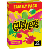 Gushers Watermelon Apple Gushers Variety – Easy Open Pouches for Beach Days Pool Snacks and Outdoor Birthday Parties