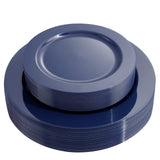 KELLYDEALS Simple Two-Size Plastic Plate Set for Home Dinners, 60 Pieces for 30 Guests