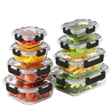 KitchenCraft Stain-Resistant Glass Meal Prep Set – Long-Lasting Storage That Keeps Ingredients Fresh and Tasting Pure