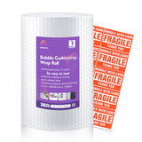 wanguagua Pre-Perforated Bubble Wrap 12 in x 36 ft – Heirloom-Safe Storage Wrap for Dishware, ISO9001 Quality Certified
