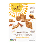 Simple Mills Snack Packs Honey Cinnamon Sweet Thins – Kid Friendly Car Ride Snack Cookies, No Artificial Flavors or Colors