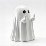 Hehk Ghost Figurine Halloween Decor – Coffee Table Centerpiece and Dining Room Hutch Display for October Seasonal Styling