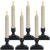 Homemory Flameless Battery-Operated Window Candles for Friends, Relatives, and Holiday Gifters