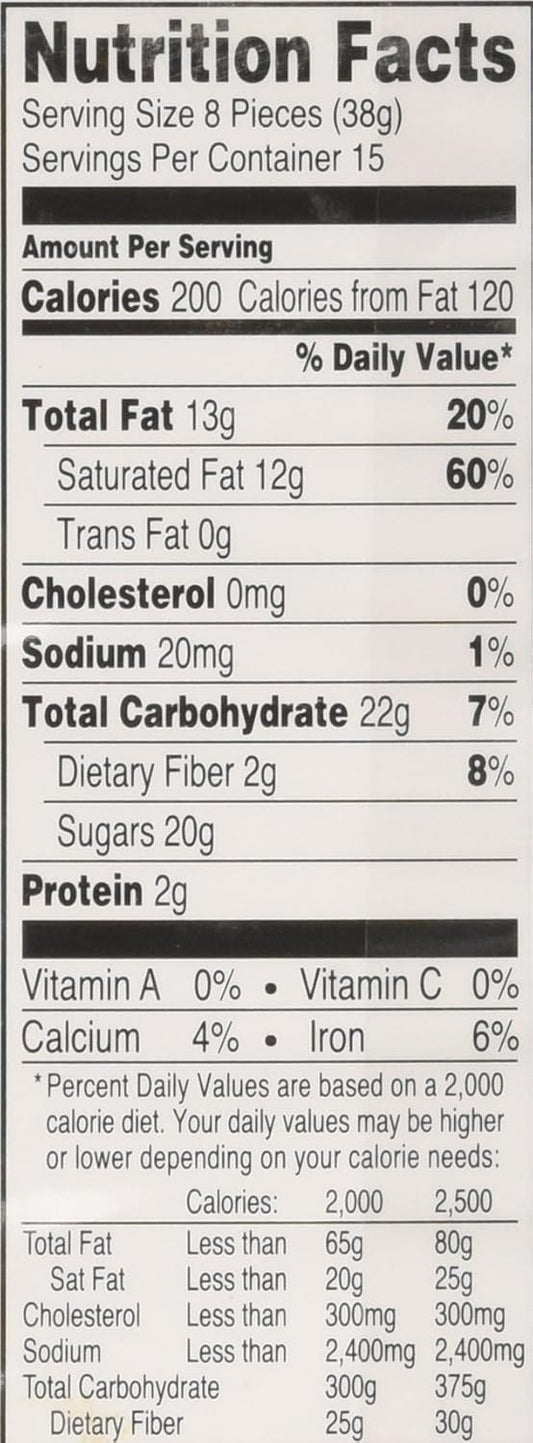 individually foil-wrapped, bite-sized pieces for portion control and freshness