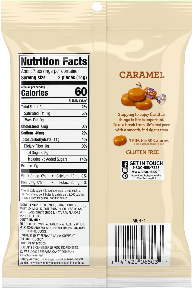 individually wrapped pieces for freshness, hygiene, and easy sharing