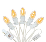 Stratford Lights Clip-On LED Lamp Cord – Warm Soft-Glow Lighting for Mantel Shelves and Living Room Displays