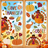 Contemporary Halloween Window Decals Set – 9 Reusable Static Cling Sheets, Sleek Festive Home Touch