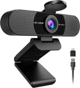 EMEET C960 1080P Webcam with Microphone, Family-Friendly Computer Camera for Kids' Online Classes