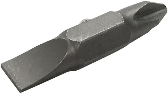Klein Tools 32483 Jobsite Bit Set for Outdoor Service Work, #2 Phillips and 1/4-Inch Slotted for Multi-Bit Screwdrivers