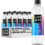 LIFEWTR Artist-Designed Water Bottles for Glass-Fridge Display and Modern Kitchen Styling