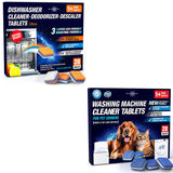Washing Machine Cleaner Tablets – Pet-Safe and Septic-Safe Washer Maintenance, Unscented, 28 Count