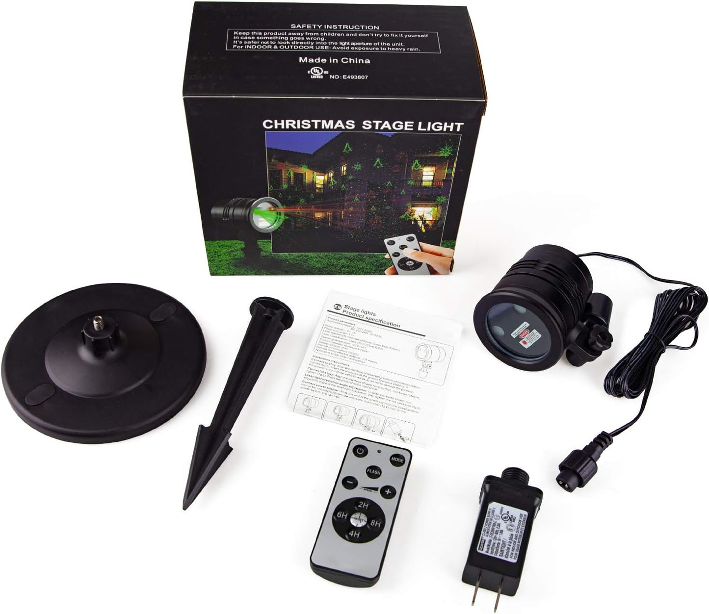LumiVue AuroraStar Holiday Laser – Worry-Free Indoor & Outdoor Christmas Lighting for Sleep, Auto Timer Prevents Overnight Run