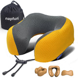 napfun Memory Foam Travel Pillow – Car Passenger Comfort Upgrade for Long-Distance Drives