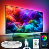 maylit ICRGB TV LED Backlight | Birthday Gift for Gamers and Movie Lovers with App Control